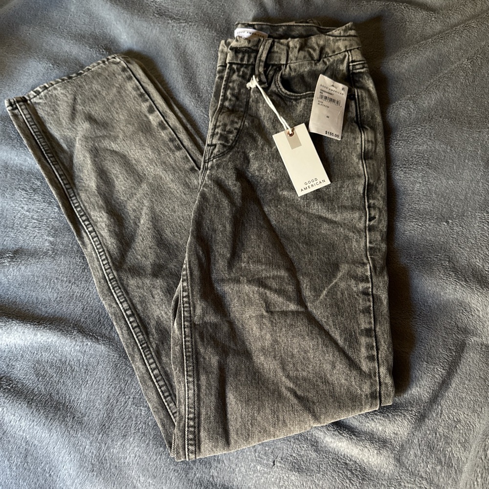 Good American black jeans